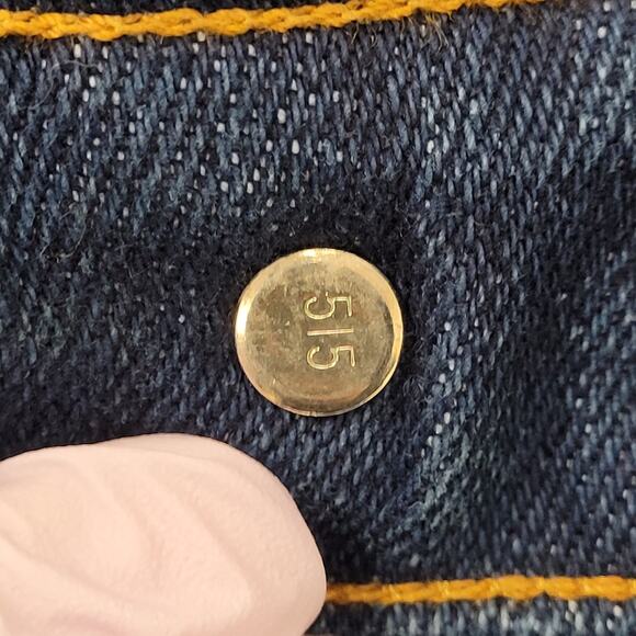 Vintage LEVIS 517 Ankle Jeans Womens 16 36x26 Bootcut Fraying - Picture 6 of 16